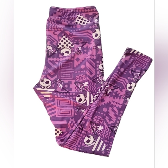 Lularoe tall and curvy Jack Skellington leggings - Picture 1 of 3